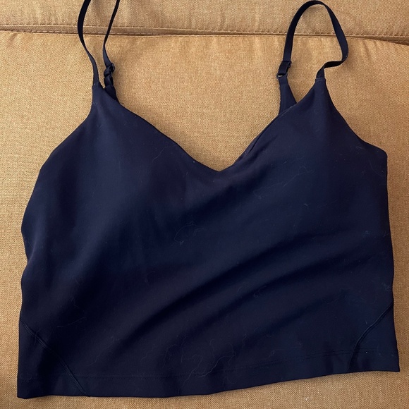 Lululemon Align Cropped Cami tank top - black size 6 - Picture 2 of 4